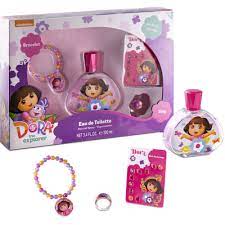 Disney Dora Set Eau De Toilette 100ml + Bracelet + Ring + Stick on Earrings For Children - IZZAT DAOUK Lebanon