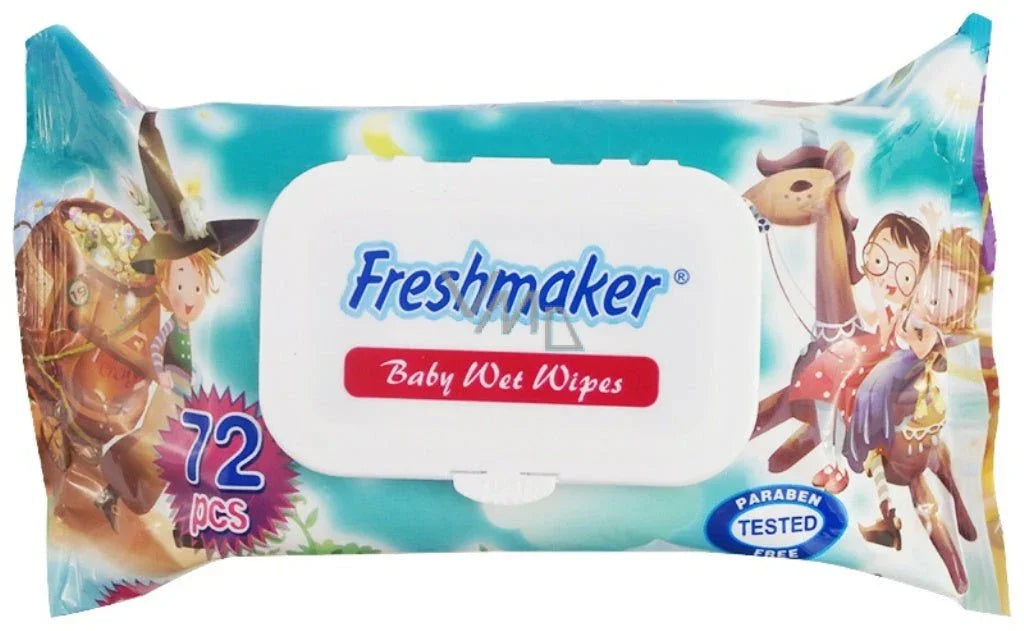 Freshmaker Baby Wet Wipes Kids 72Pcs IZZAT DAOUK Lebanon