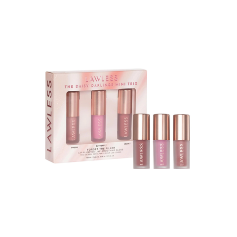 LAWLESS Mini Daisy Darlings Lip Plumping Lip Gloss Trio