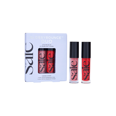 Saie Glossybounce Lip Gloss-Oil Duo Gift Set
