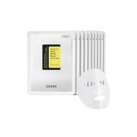 Cosrx Advanced Snail Mucin Power Essence Sheet Mask Pack 10p