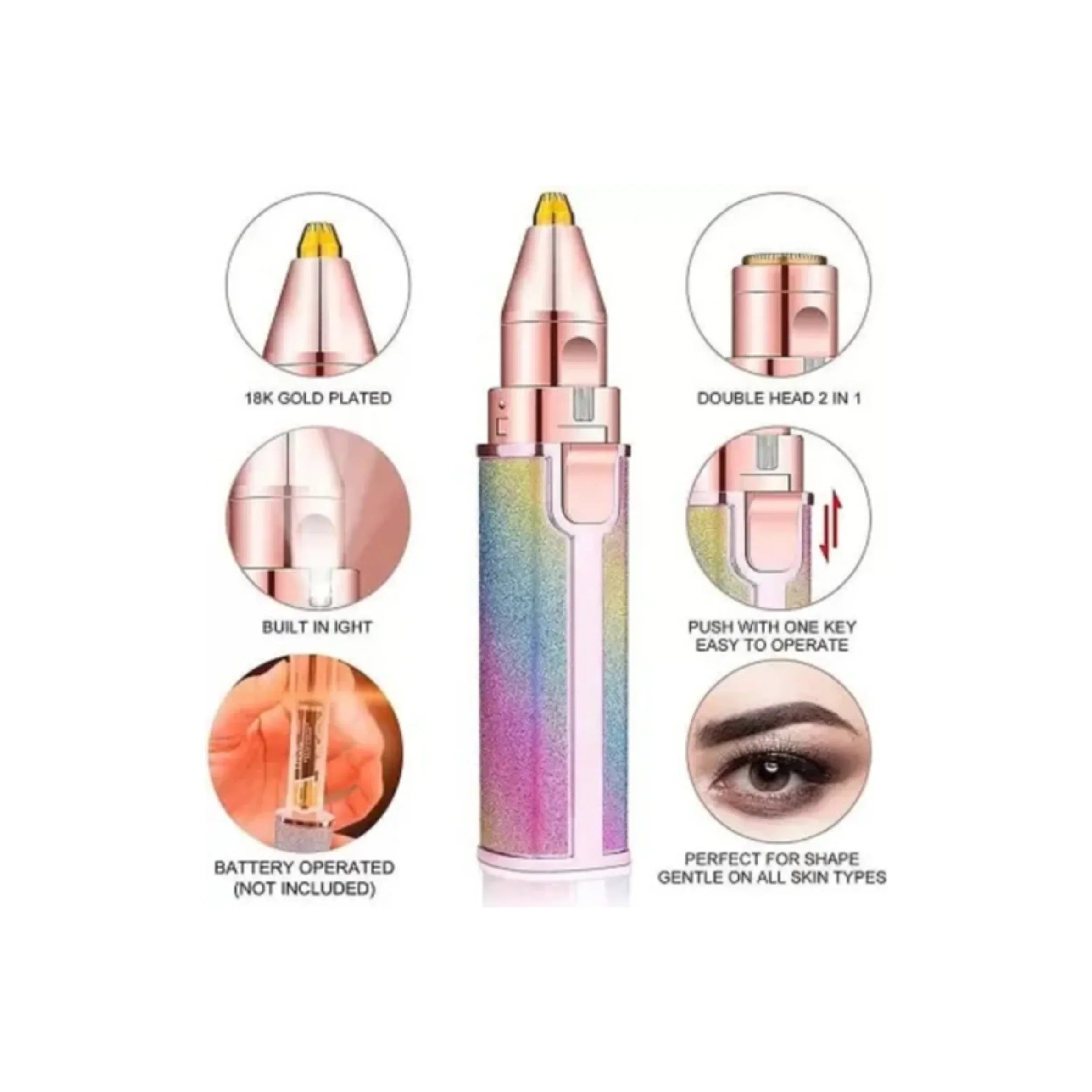 Blawless 2 in 1 Eyebrow Trimmer For Ladies – Izzat Daouk Lebanon
