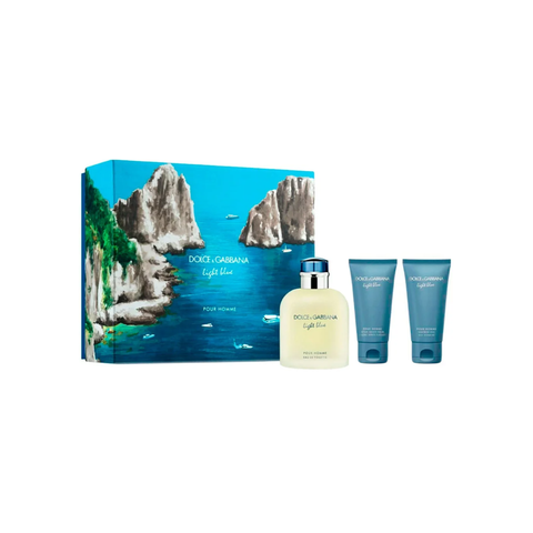 Dolce & Gabbana Light Blue Pour Homme EDT 3PCS SET