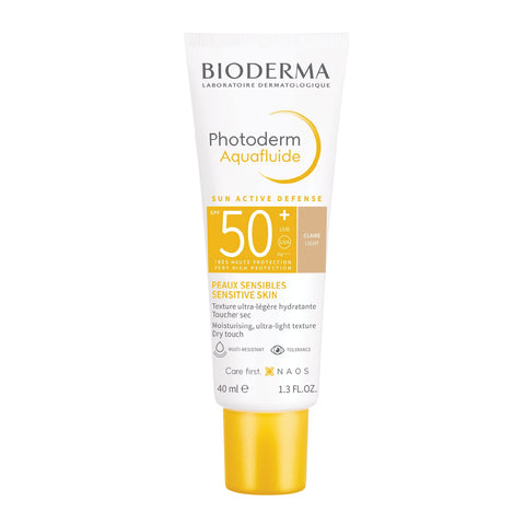 Bioderma PHOTODERM MAX AQUAFLUIDE SPF50+ TINTED DRY TOUCH 40ML - GOLDEN