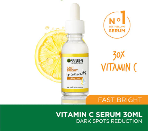 Garnier SkinActive Fast Bright 30X Vitamin C Booster Serum 30ml