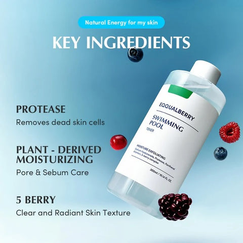 EQQUALBERRY Swimming Pool Toner