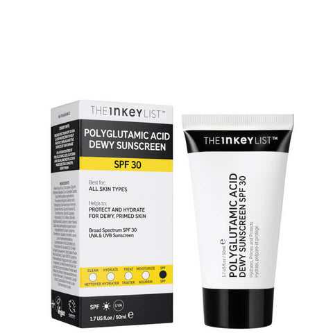 polyglutamic acid dewy sunscreen SPF30