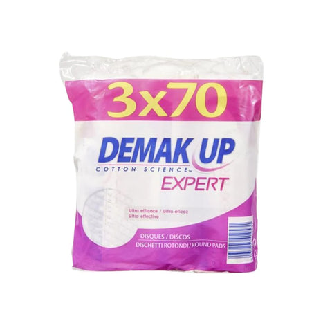 Demak'Up Expert Cotton Round Pack of 3x70