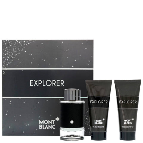 Mont Blanc Explorer EDP 100 ml + After Shave Balm 100 ml + Shower Gel 100 ml Gift Set