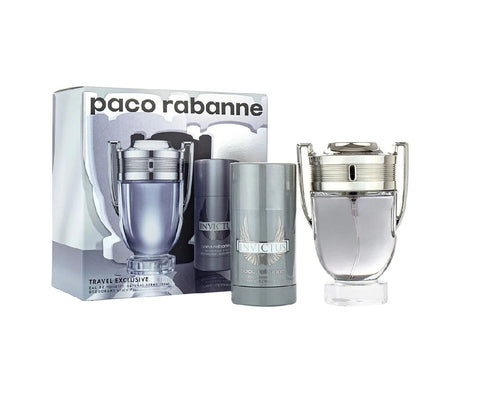 Paco Rabanne Invictus Set (EDT 100ml + Deo Stick 75ml) for Men