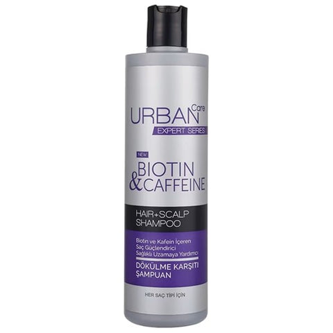 Urban Care biotin and caffeine hair and scalp shampoo 350ML