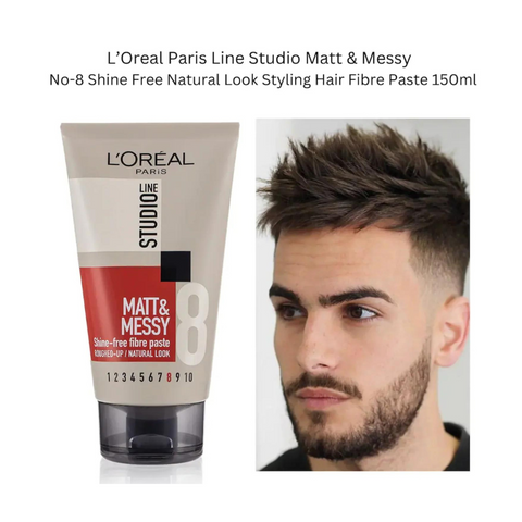 L'Oréal Studio Line Matt & Messy Shine-Free Fibre Paste 150Ml