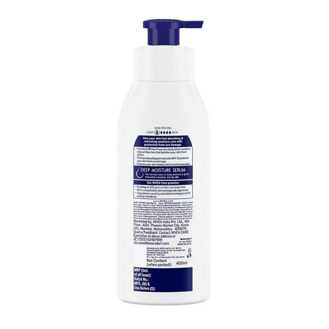 Nivea Body Lotion Aloe Protection with SPF15 400 ml