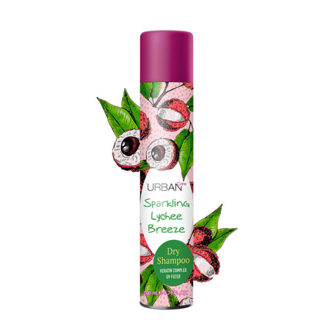 URBAN Care Dry Shampoo – Sparkling Lychee Breeze (200ml)