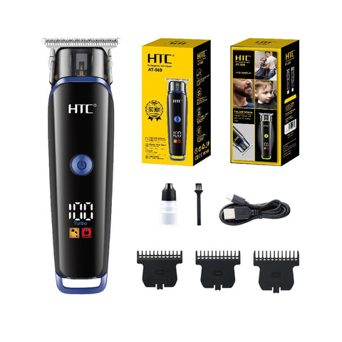 HTC AT-569 Hair Clipper Cordless, LCD Display, 5W Power – Izzat