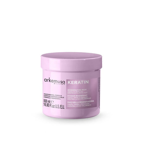 ARKEMUSA KERATIN REGENERATING MASK FOR TREATED AND BRITTLE HAIR 500ml