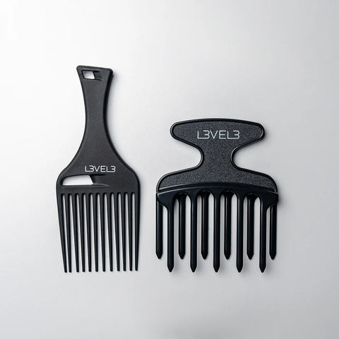 LEVEL 3 HAIR PICK COMB SET 2PCS - CS001SET