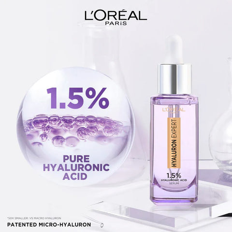 L'OREAL PARIS  HYALURONIC ACID REPLUMPING SERUM 30ML