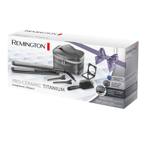 Remington S5506GP Pro Ceramic Titanium Straightener Giftpack