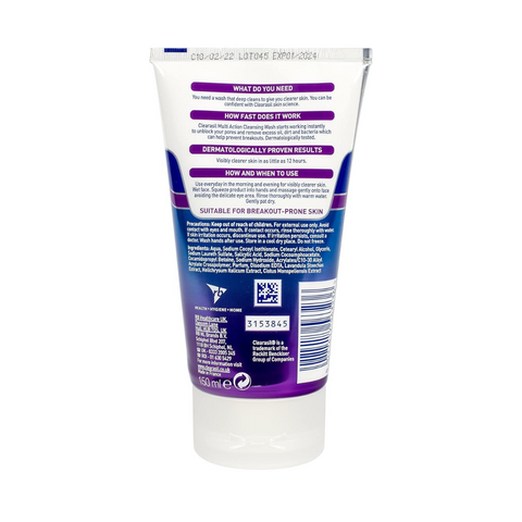 Clearasil Multi Action 5in1 Cleansing Wash 150ml