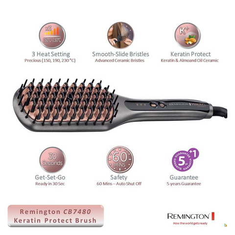 Remington Cb7480 Keratin Protect Straight Brush