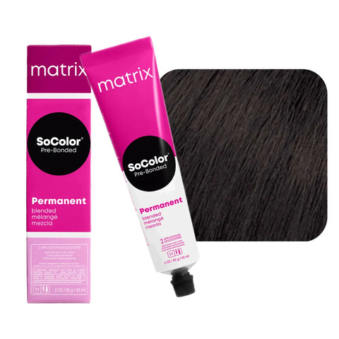 Matrix SoColor 2N Black Neutral Hair Color Cream, 90ml