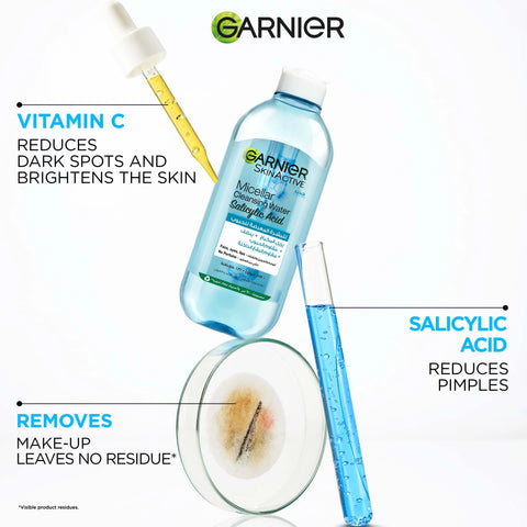 Garnier Anti-Acne Micellar Cleansing Water With Salicylic Acid 400ml