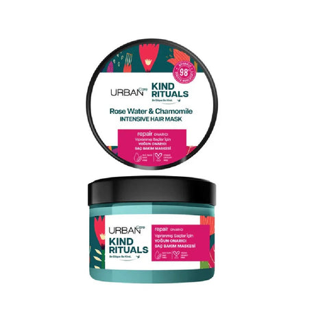 URBAN CARE KIND RITUALS ROSE WATER CHAMOMILE HAIR MASK 230 ml