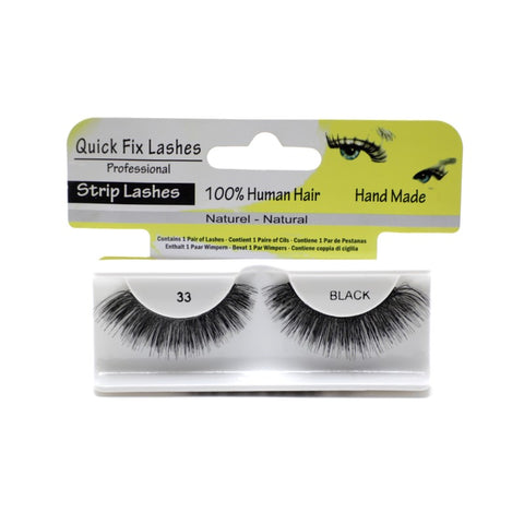 QUICK FIX LASHES  STRIP 33 BLACK