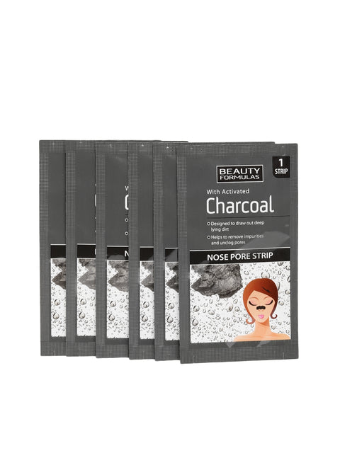 Beauty Formulas Charcoal Nose Pore Strips X6