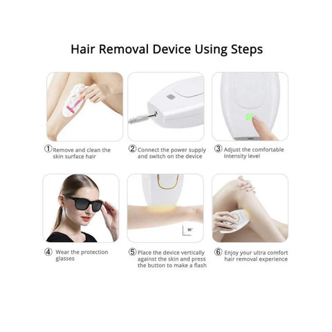 Beauty Glam IPL Hair Removal Glass Tube Epilator