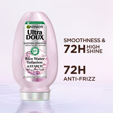 Garnier Ultra Doux Rice Water Infusion & Starch Conditioner  for Long Hair