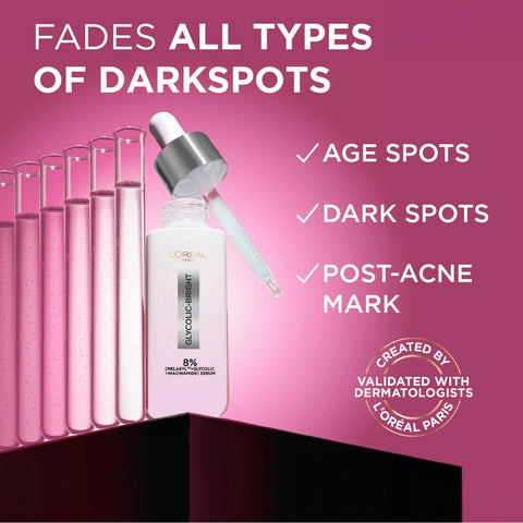 L'oreal Glycolic Bright Face Serum 30ml