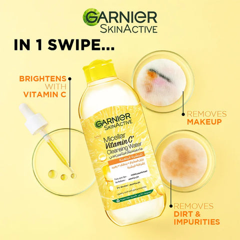 Garnier Micellar Brightening Cleanser Water with Vitamin C 400ml