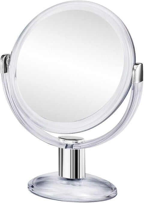 Beauty Glam Superior Mr0724 Mirror Round With Stand Pm X7 Clear