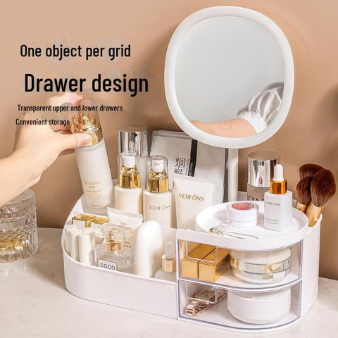 VNTY 2 MAKEUP BOX WITH MIRROR 28.5*16*10.5CM