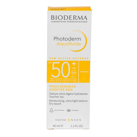 Bioderma aquafluide sunscreen spf50+ invisible