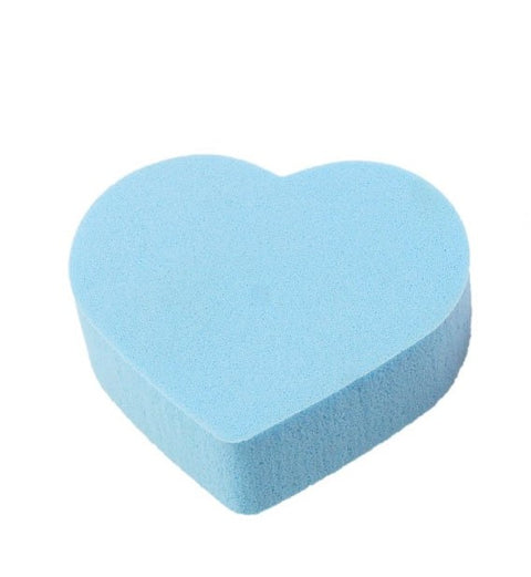 DR.SCHMIDT SPONGE FOR MAKE UP BLUE HEART SHAPE