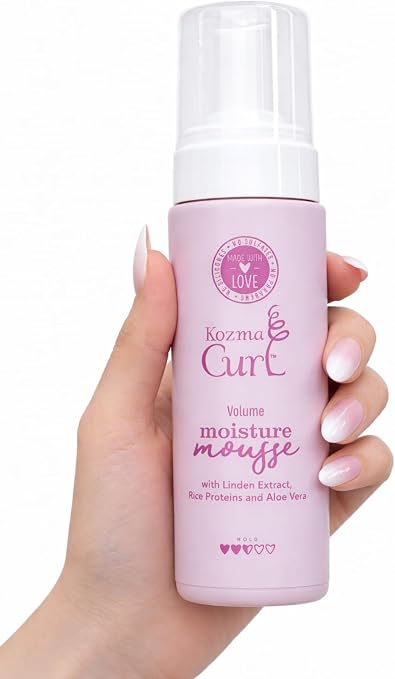 KOZMA CURL MOISTURE VOLUME MOUSSE 200ML