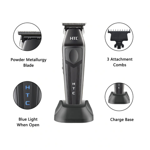 HTC AT 570 Hair Clipper, 440C Powder Metal Blade