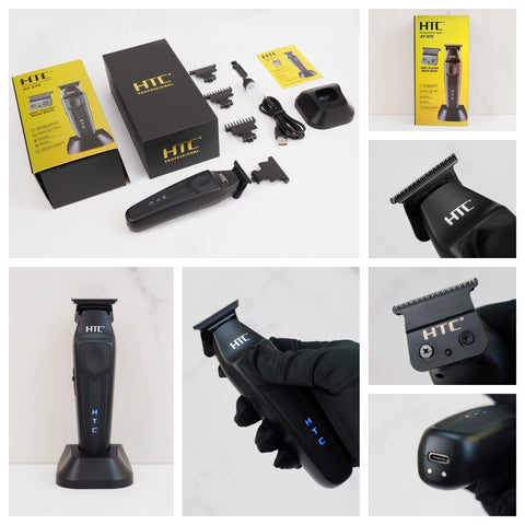 HTC AT 570 Hair Clipper, 440C Powder Metal Blade