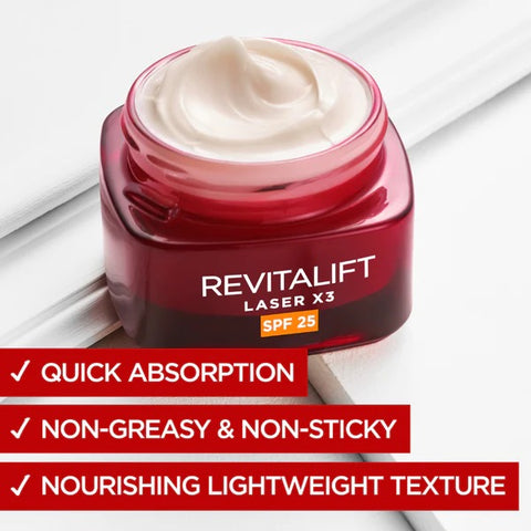 L'Oreal Paris Revitalift Laser Day Cream 50ml Spf 25