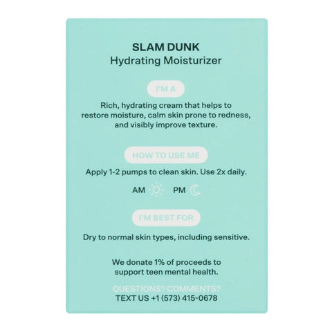 BUBBLE SKINCARE SLAM DUNK HYDRATING MOISTURIZER CRÉME