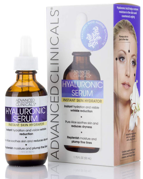 Advanced Clinicals Hyaluronic Acid Hydrating Face Serum 52ml