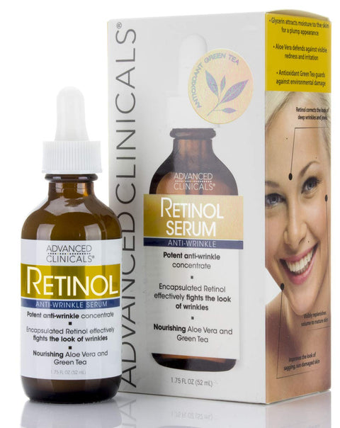 Advanced Clinicals Retinol Anti-Wrinkle Face Serum 52ml