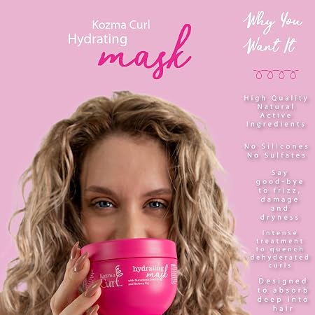 KOZMA CURL HYDRATING MASK 300ML