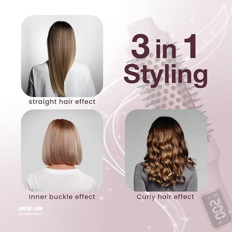 GREEN LION BELLA HAIR STYLING COMB 3-IN-1 STYLING 70W