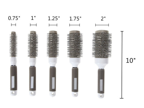 Hairiva Round Hot Tube Brush