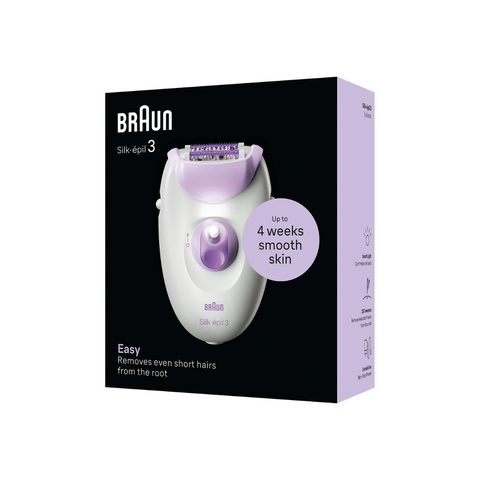 Braun Silk-Epil 3 3000 Epilator Se3-000 Purple