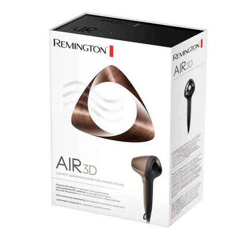 Remington D7777 Air3D Hairdryer (Bronze)